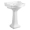 Kingston Brass VPB3248 Small Porcelain Pedestal Sink, White VPB3248 - alternate 1